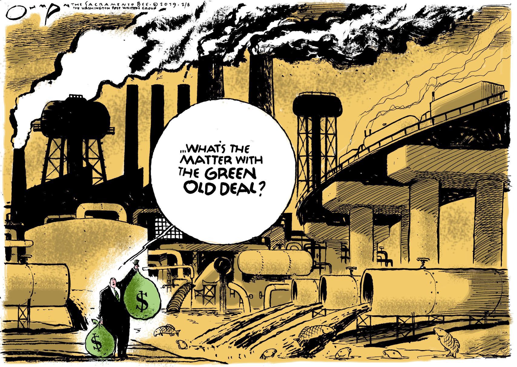 Jack Ohman, editorial cartoon